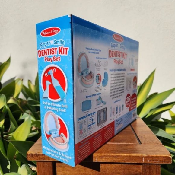 NEW Melissa & Doug Dentist Dental Pretend Play Teeth Set 25-piece Dentures - Picture 5 of 16